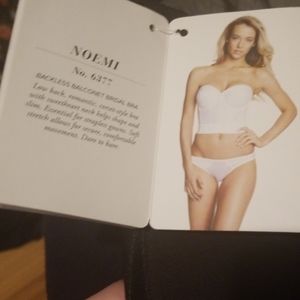 Black Dominique Noemi backless longline bra